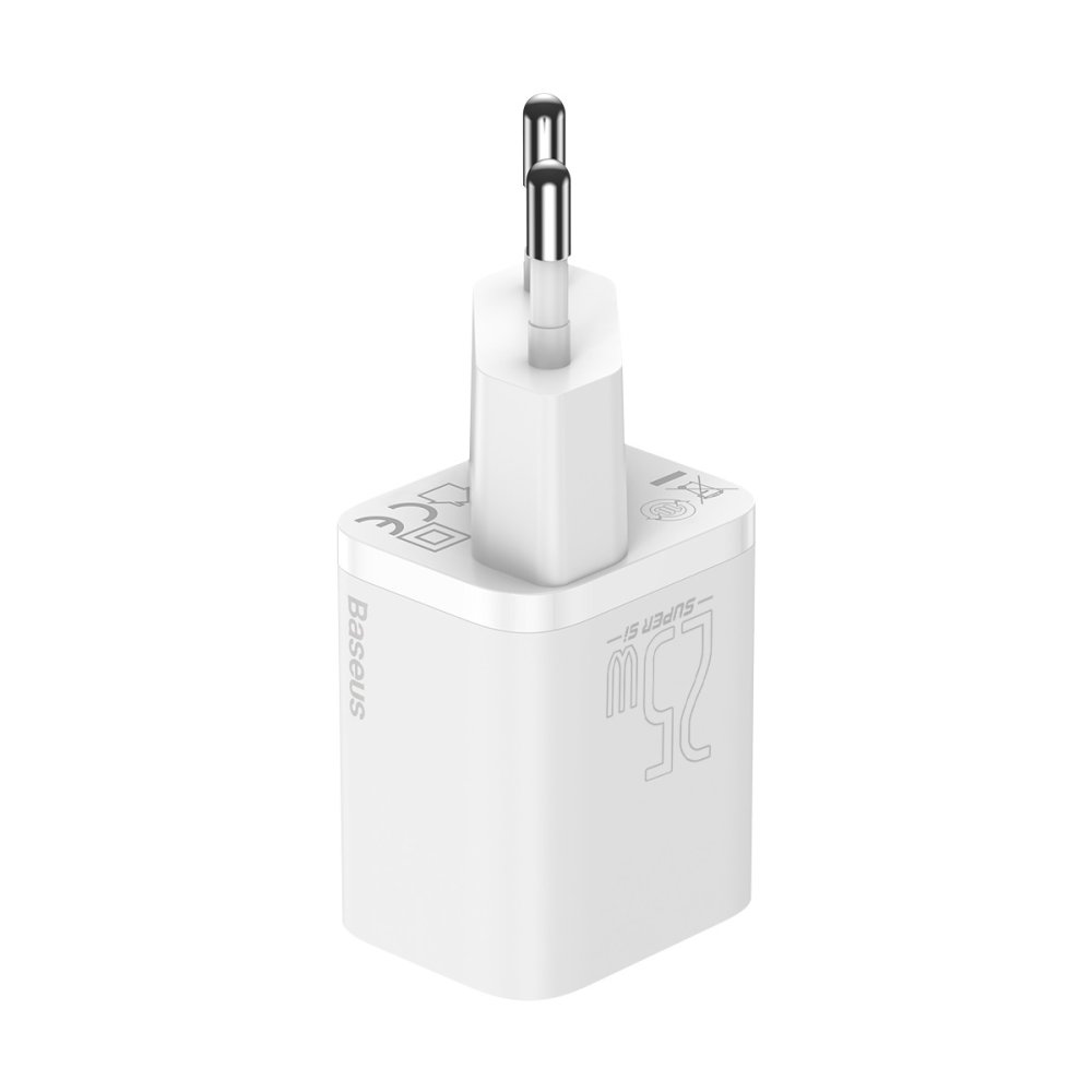 Wall Charger Baseus CCSP020102 Super Si 25W White (2)