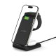 Tech-Protect QI15W-A36 3in1 Charging Station Apple - Black