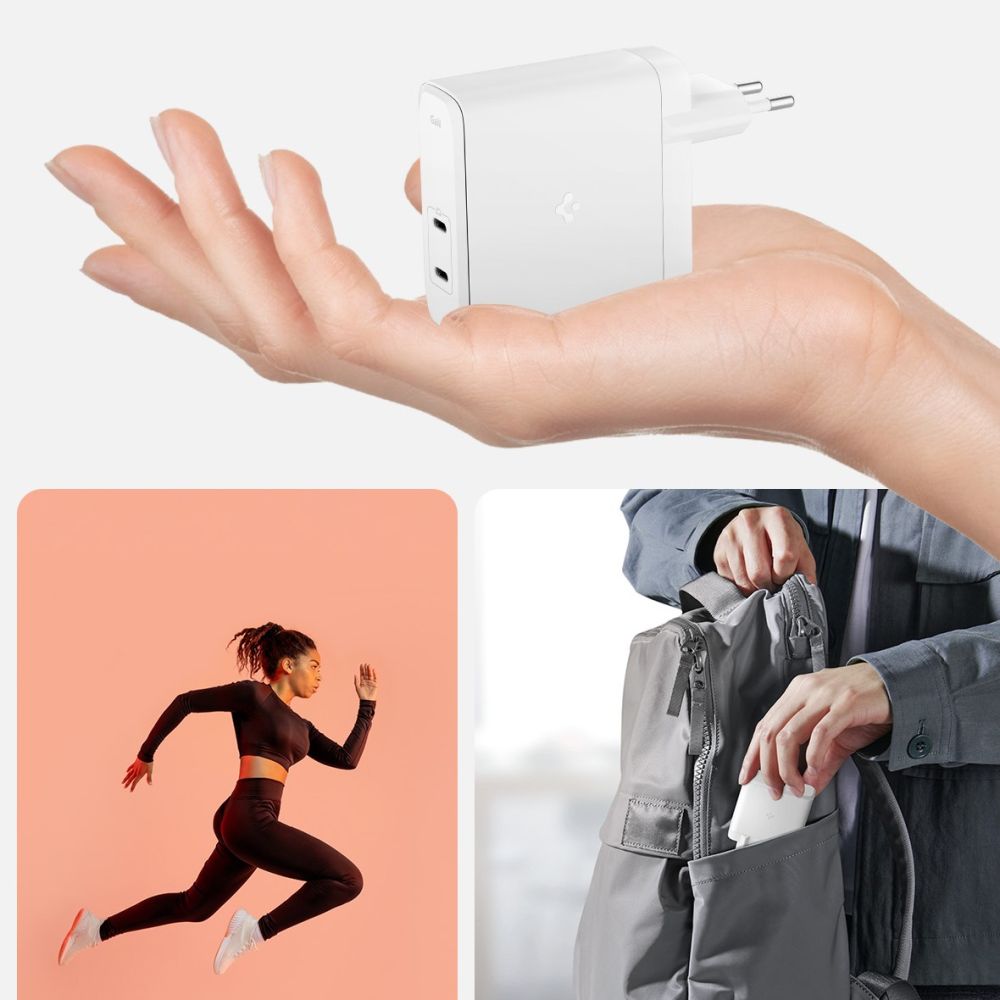 Spigen ArcStation Pro Charger + USB-C 140-W Cable - White (3)