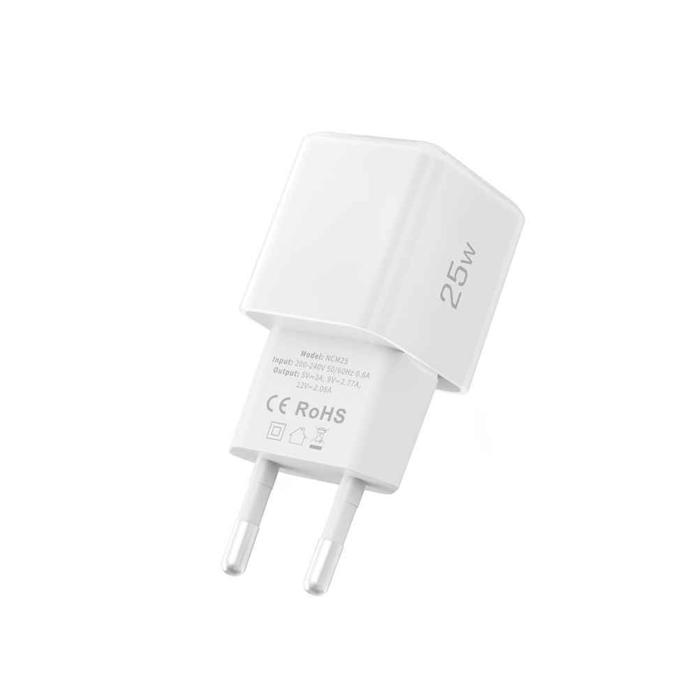 Tech-Protect NCM25 USB-C PD 25W Wall Charger - White (2)