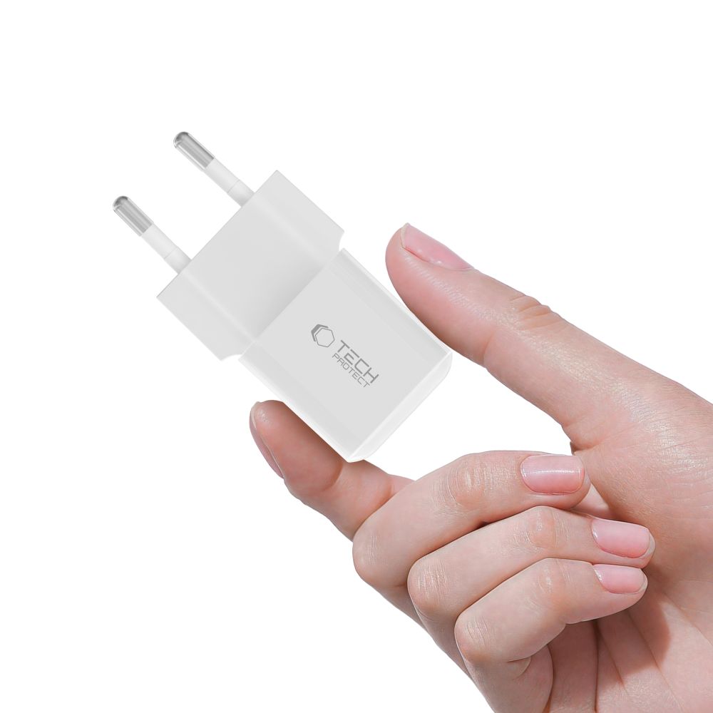 Tech-Protect NCM25 USB-C PD 25W Wall Charger - White (3)