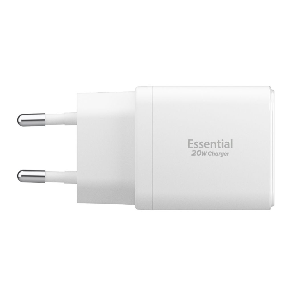 Spigen Essential EE202EU 20W Wall Charger - White (1)