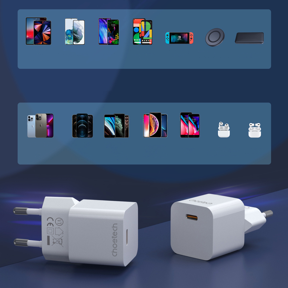 USB-C Wall Charger Choetech PD5010 20W (3)