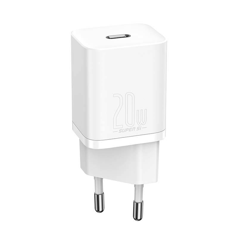 USB-C Fast Charger Baseus Super Si 1C 20W White (1)