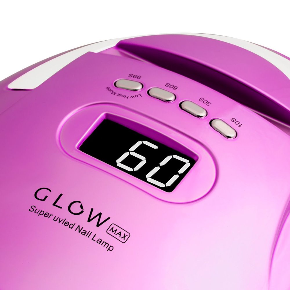 Glow UV/LED Manicure & Pedicure Lamp F2 RN 220 W, Pink–Blue (57 LED, Dual LED, Low Heat Mode, with Timer) (4)