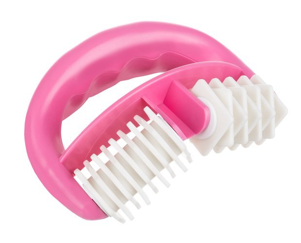 Silicone Vacuum Suction Body Face Massage Cups 4 pcs + Manual Anti Cellulite Massage Roller, Different Colors (3)