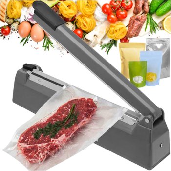 Ruhhy 26104 Impulse Heat Sealer, 300mm Bag Sealing Machine