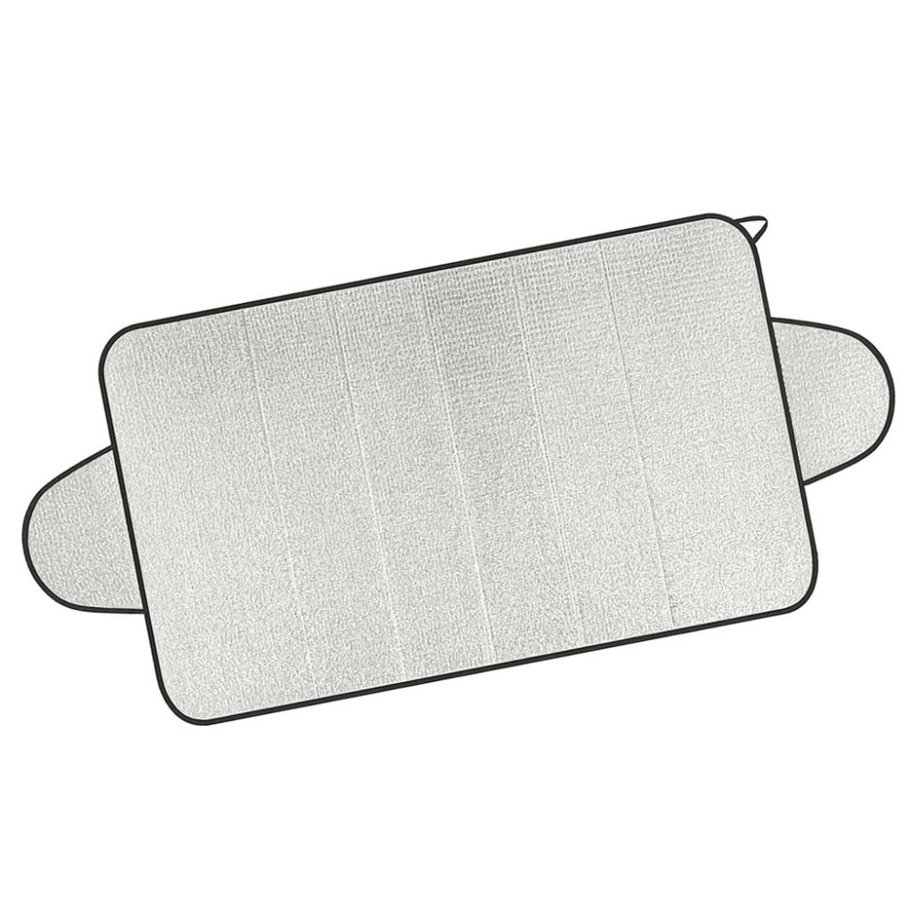 Car Windshield Cover for Snow and Ice, Sun Shade Protector, Silver (0)
