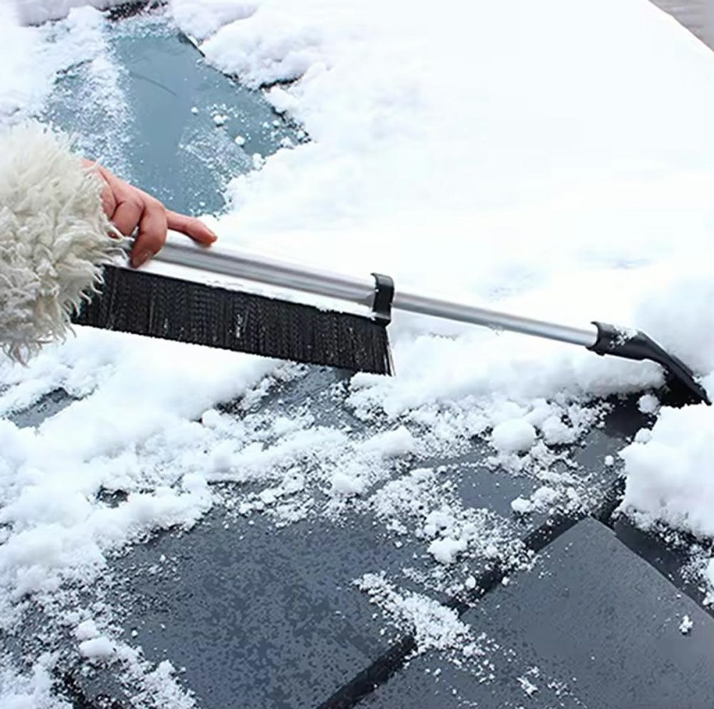 Telescopic Snow Brush and Ice Scraper for Cars (3)