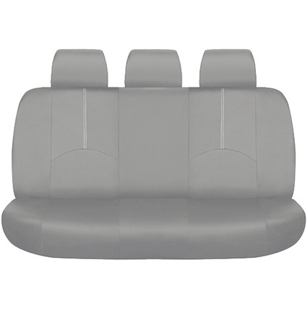 Universal Eco-Leather Car Seat Covers, Grey (2)