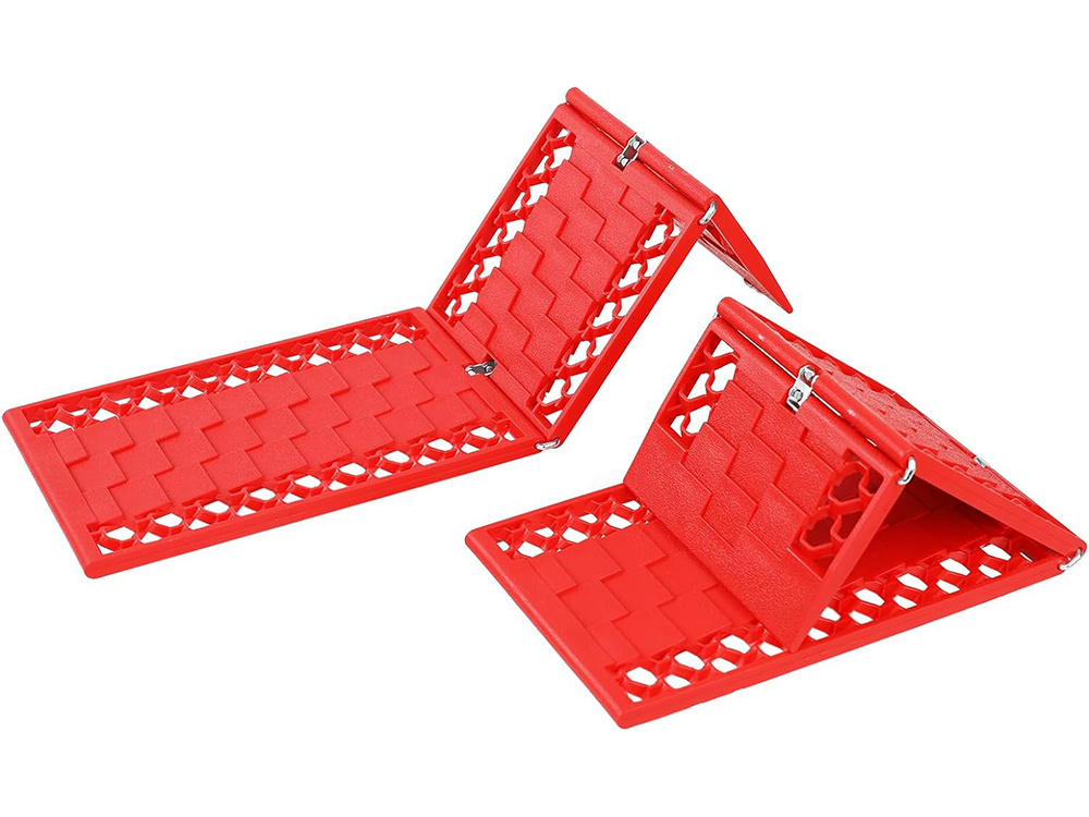 Folding Anti-Slip Rescue Pads for Car Snow, Mud, and Sand - 2 Pcs (4)