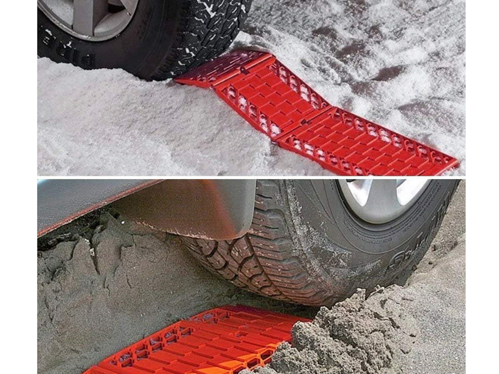 Folding Anti-Slip Rescue Pads for Car Snow, Mud, and Sand - 2 Pcs (7)