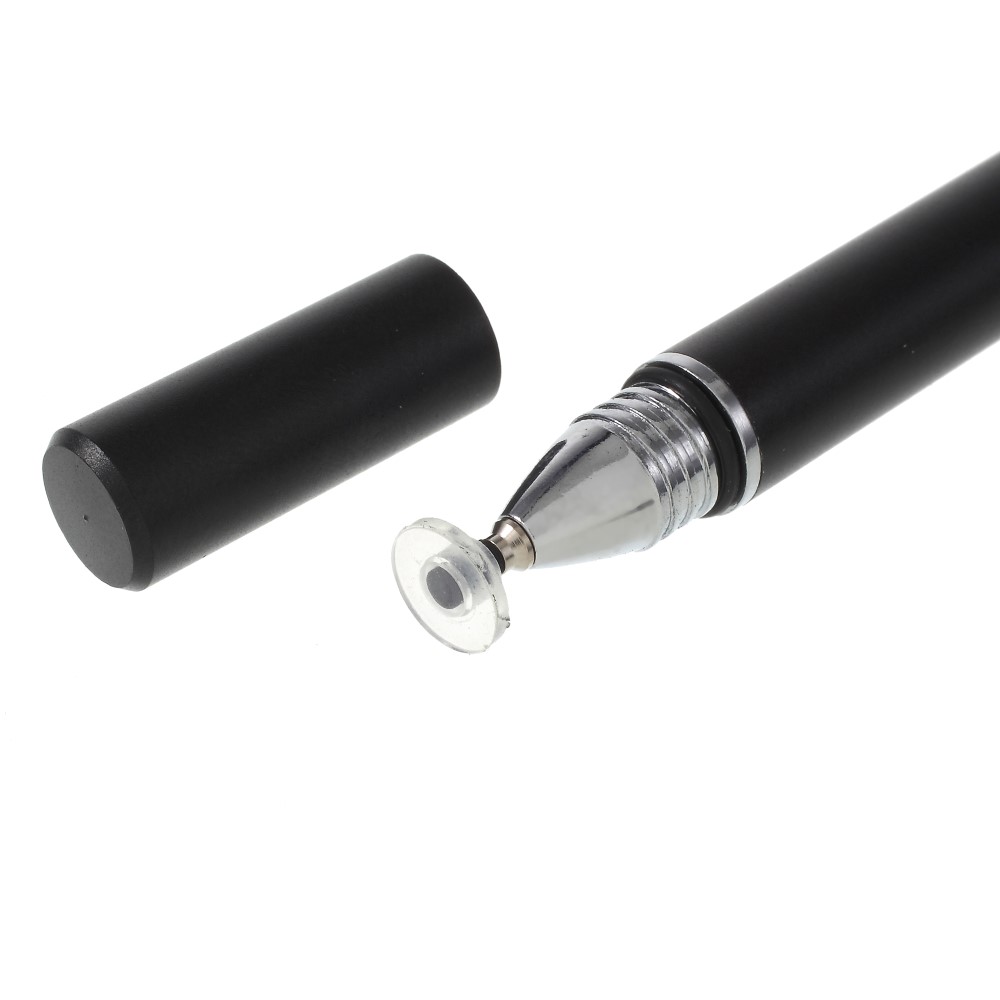 Capacitive Screen Stylus Touch Pen with Precision Disc for Phone Tablet etc., Black (1)