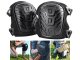 Protective Work Knee Pads for Construction and Gardening, Black