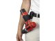 Universal tool holder for belt with holster, black