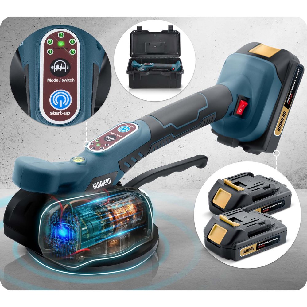 Humberg HM-160 Cordless Vibrating Suction Cup for Tiles, 100 kg Capacity (2)