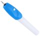 Wireless Engraving Pen, Battery-Operated Engraver Tool with 2 Tips, White-Blue