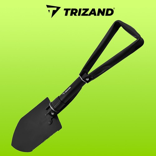 Trizand 23830 Folding Survival Shovel 3-in-1 with Pickaxe and Saw (0)