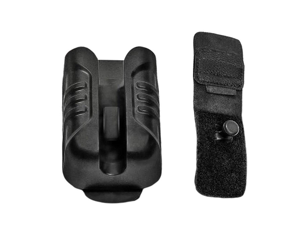 Universal tool holder for belt with holster, black (3)