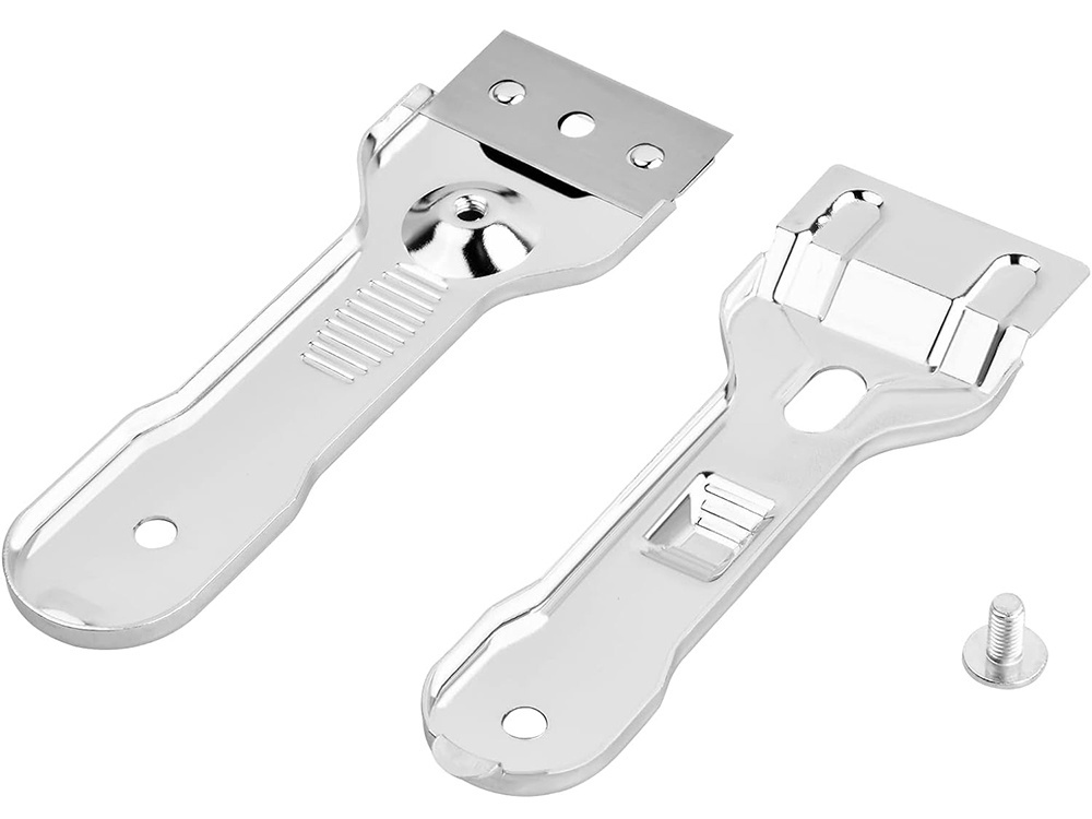 Scraper for induction and ceramic cooktops with 6 replacement blades, black (3)