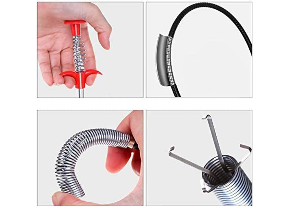 Flexible spring claw pick-up tool for screws, long reach 56 cm (2)