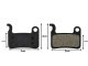 Bicycle Disc Brake Pads Set with Mounting Spring, Black