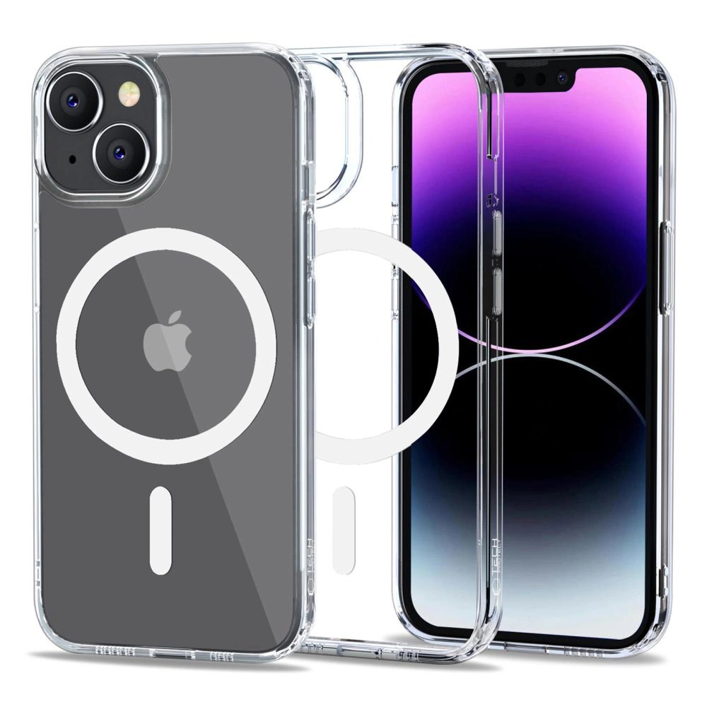 Apple iPhone 14 6.1'' Tech-Protect FlexAir Hybrid MagSafe Cover Case, Transparent