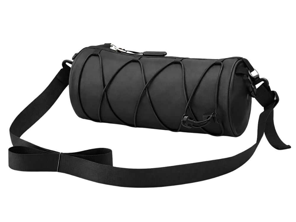 Waterproof Bicycle Handlebar Bag with Shoulder Strap, Black (0)