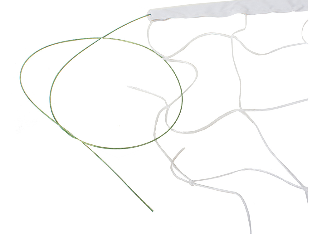 Beach Volleyball Net 9.5m, White (2)