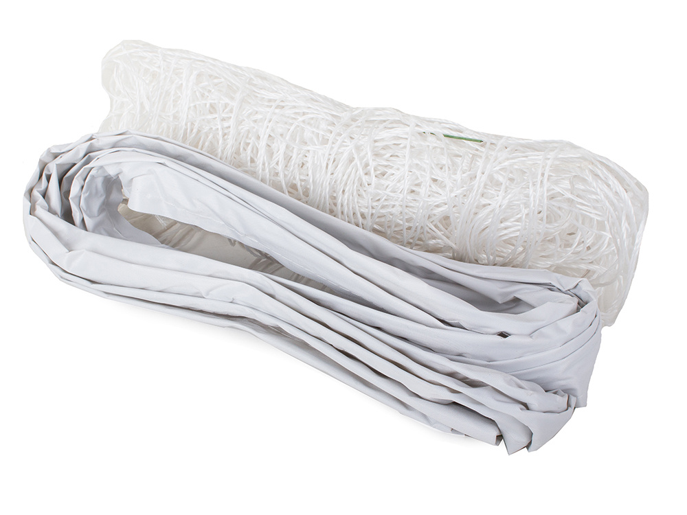 Beach Volleyball Net 9.5m, White (5)