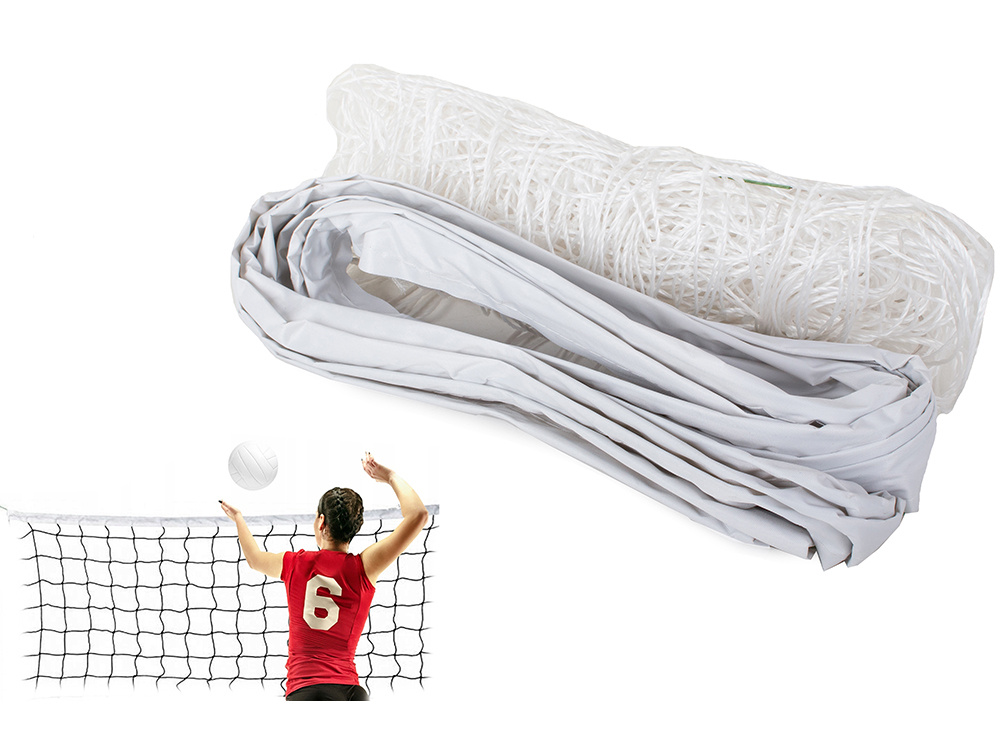 Beach Volleyball Net 9.5m, White (9)