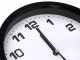 Wall Silent Round Clock 20 cm, Black