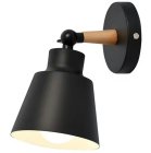 Loft Style Wall Lamp, Matte Black