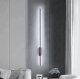 LED Light Wall Lamp Minimalist Sconce, 100cm, 6000K, Black