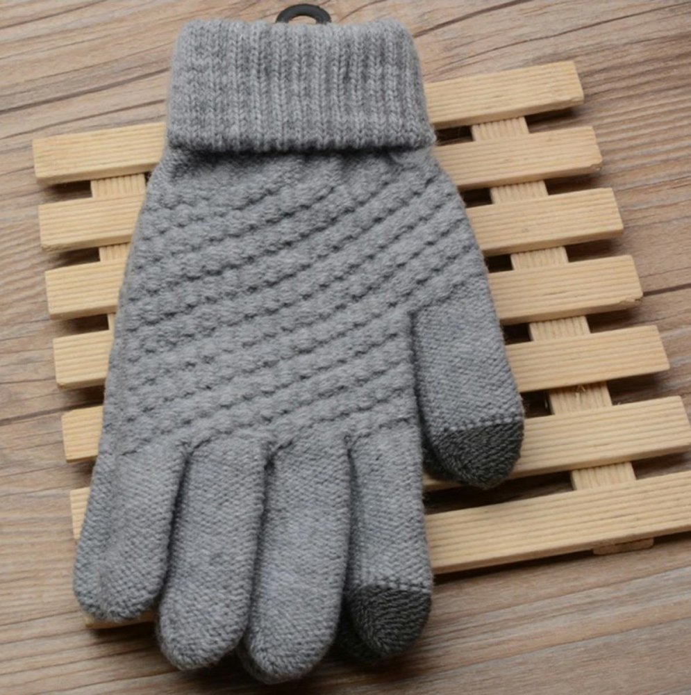 Warm Winter Gloves for Cold Weather, Grey (0)