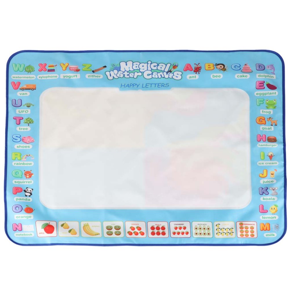 Large Water Drawing Mat with Alphabet & Accessories 100x80cm (1)