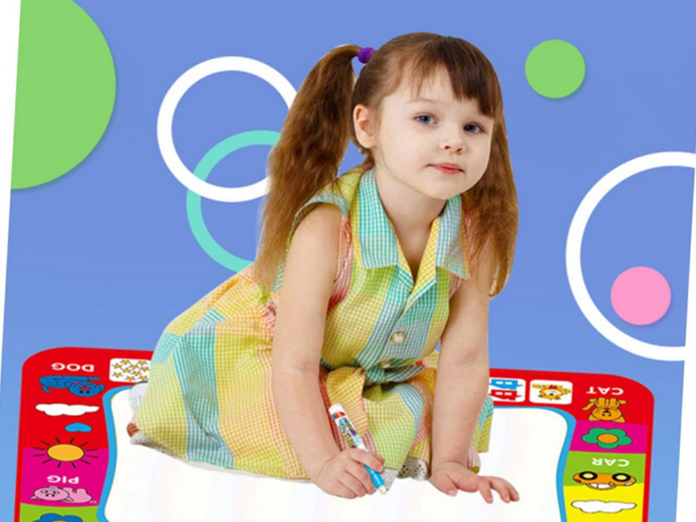 Water Colouring Mat Large Letters Numbers Educational (0)