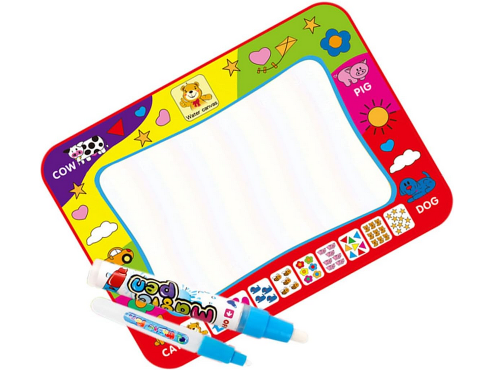 Water Colouring Mat Large Letters Numbers Educational (2)