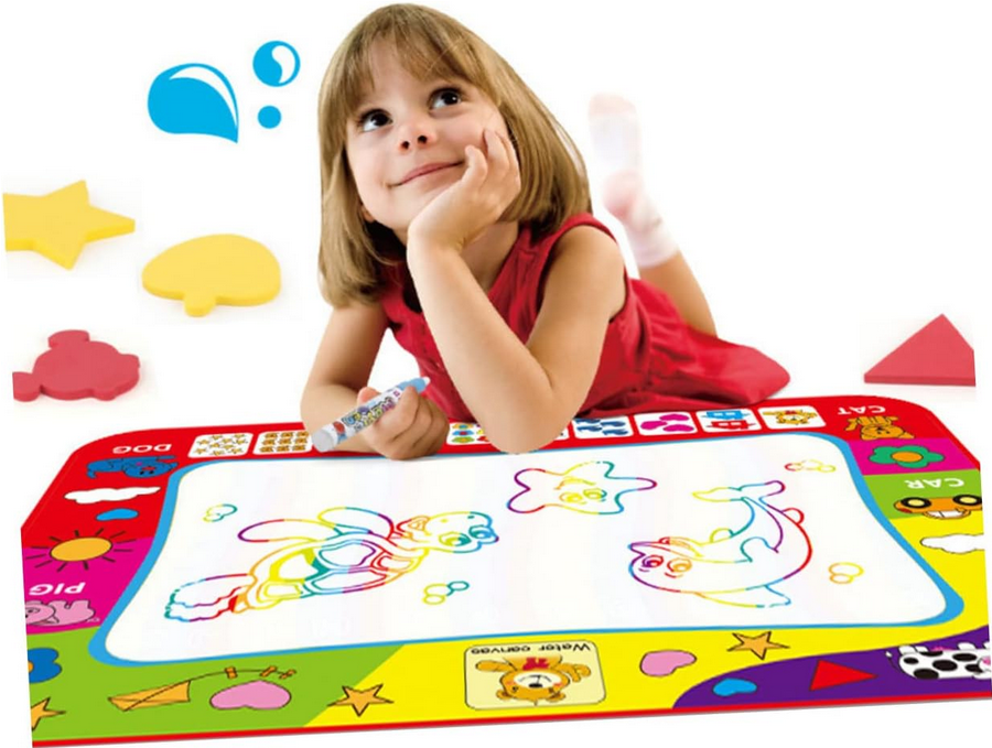 Water Colouring Mat Large Letters Numbers Educational (3)