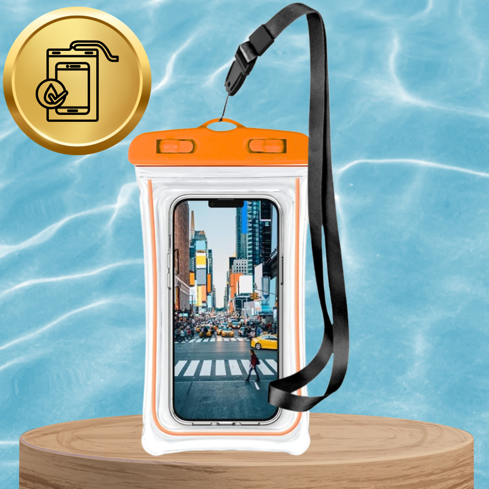 Fluorescent Orange Waterproof Case Cover for Phone (0)