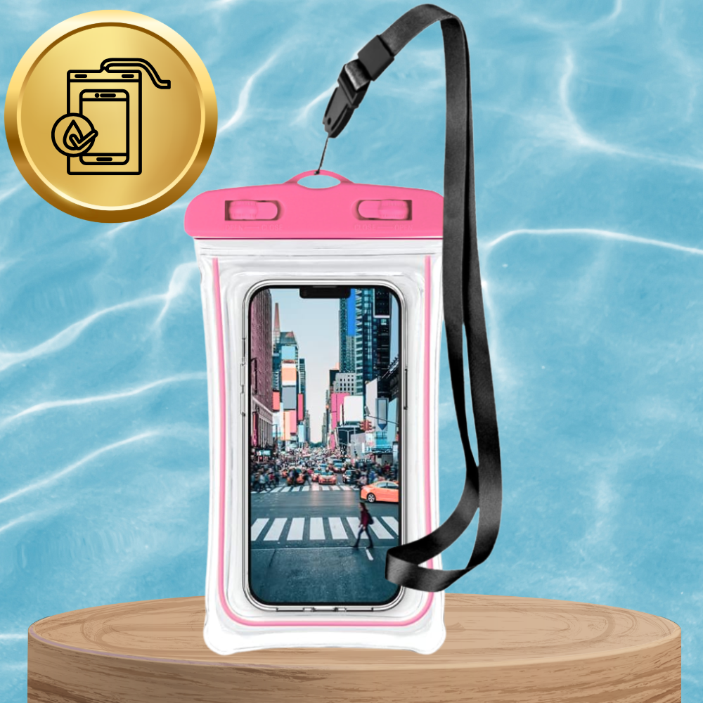 Fluorescent Pink Waterproof Phone Case (0)
