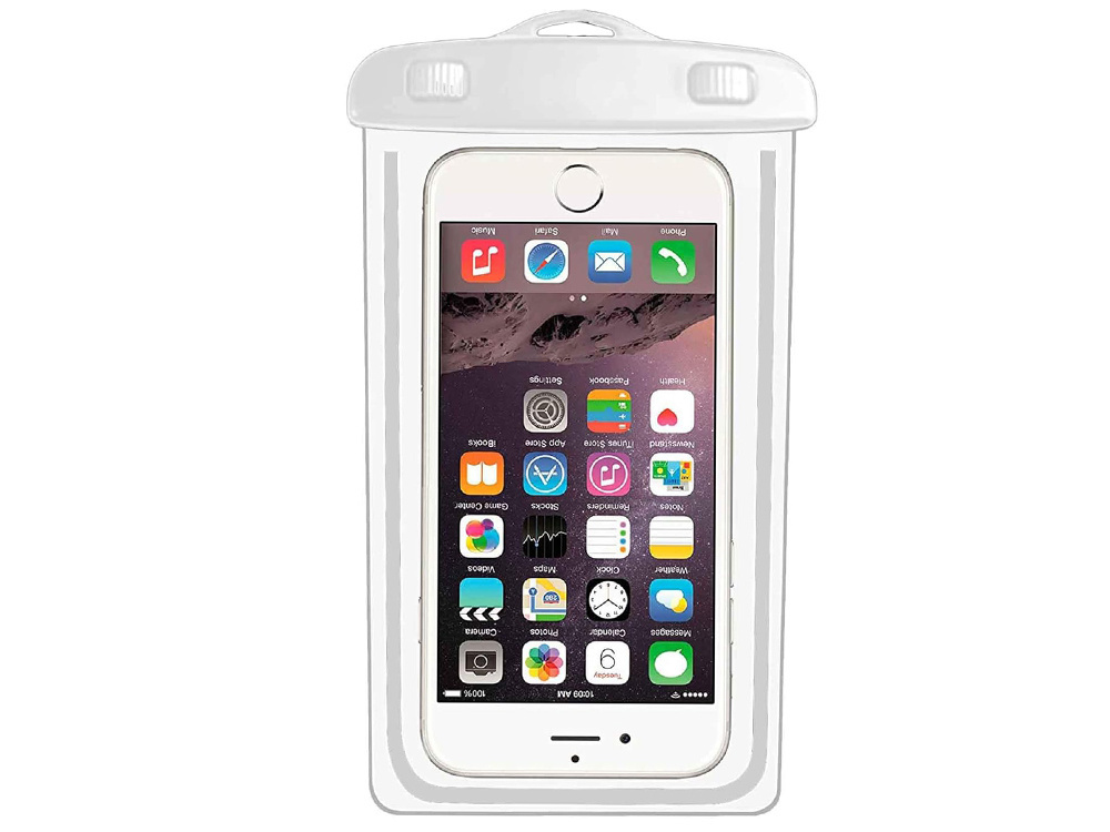 Waterproof phone case for pool, beach, kayak, white (0)