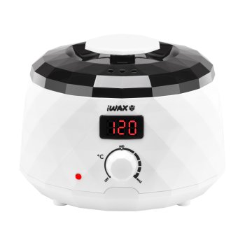 iWax Diamond Tech Wax Warmer for Hair Removal 400 ml 100W, white