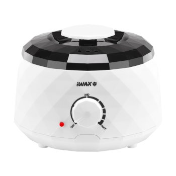 iWax Diamond Wax Warmer for Hair Removal 400 ml 100W, white