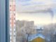 Outdoor round thermometer for window wall long