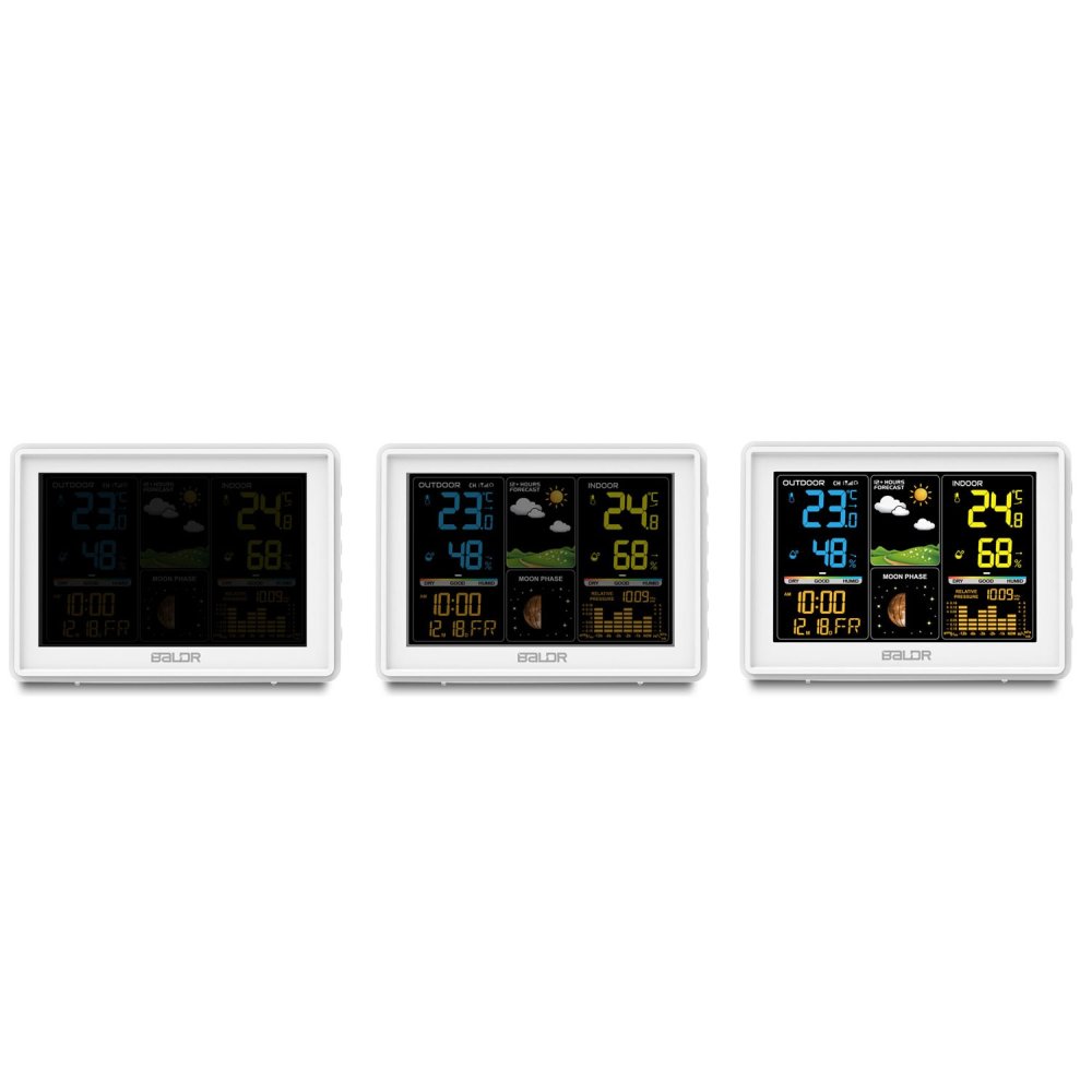 BALDR Weather Station with Display BD-907, White – Digital Home Monitor (3)