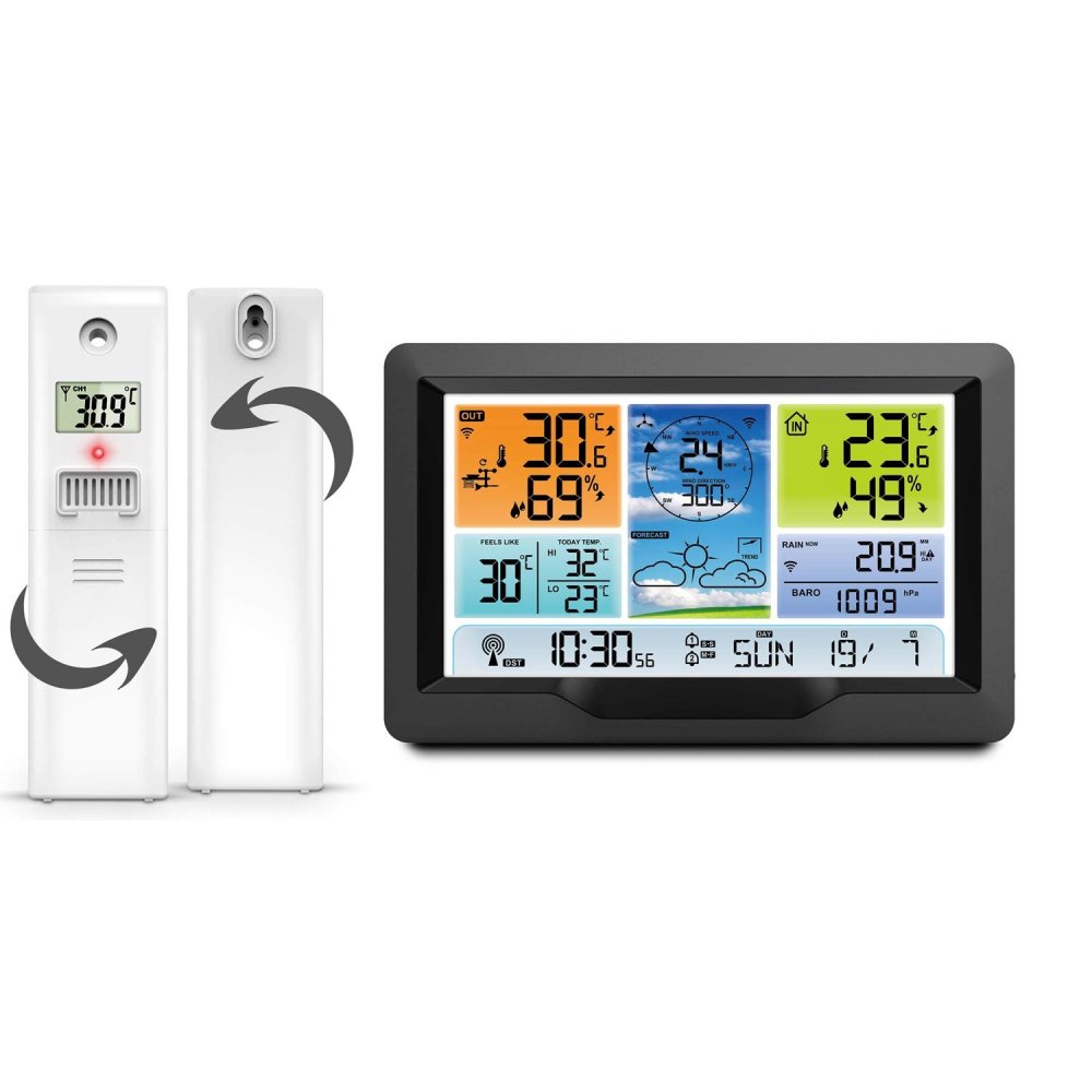 Berdsen BD-905 Wireless Weather Station Transmitter, White - Accurate & Reliable (3)