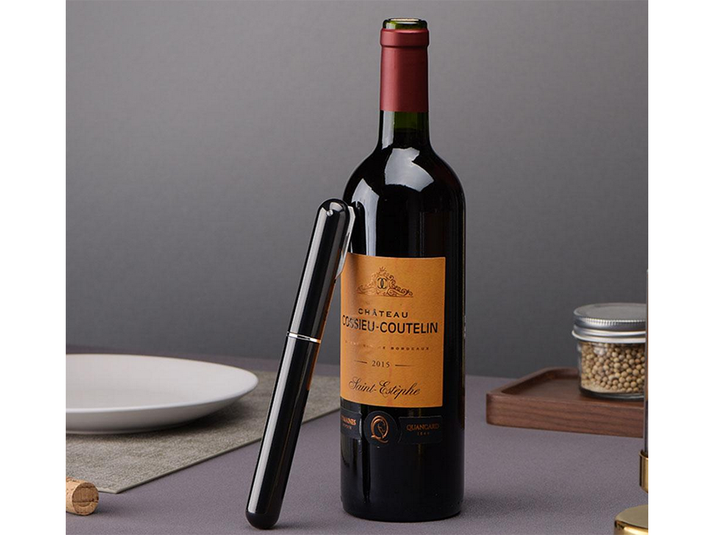 Pneumatic Corkscrew Wine Opener with Cutter (2)
