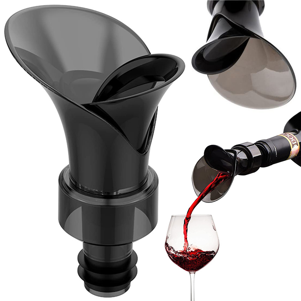 Wine Bottle Pourer Dispenser and Stopper 2-in-1 (0)