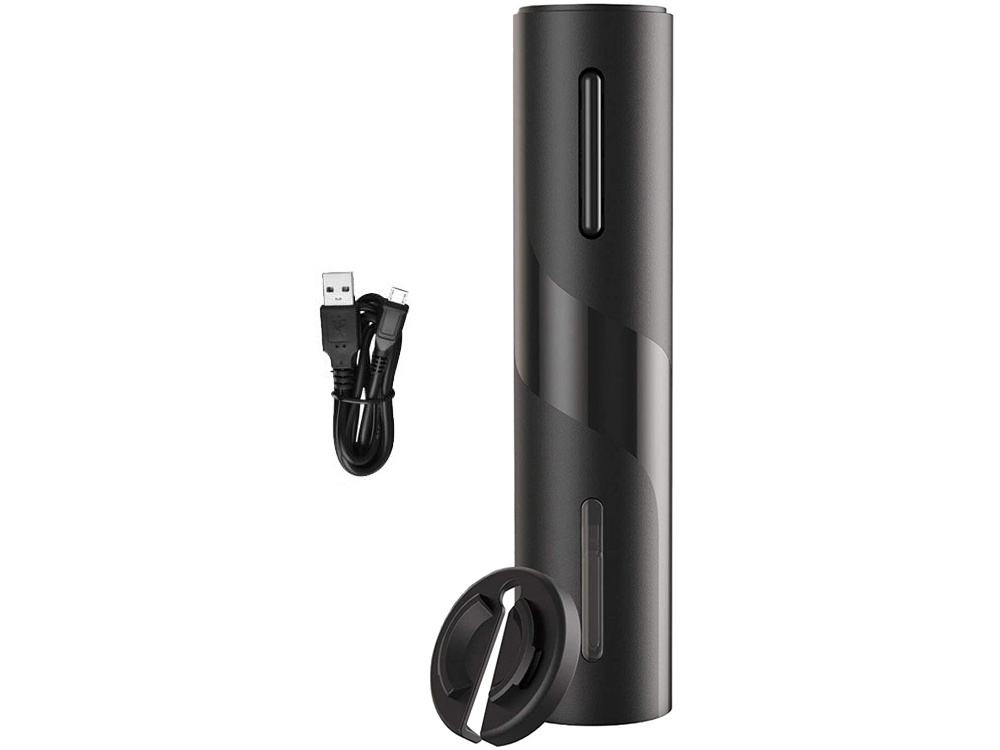 Electric Automatic Rechargeable Corkscrew with Foil Cutter / Wine Opener Accessory Set (5)